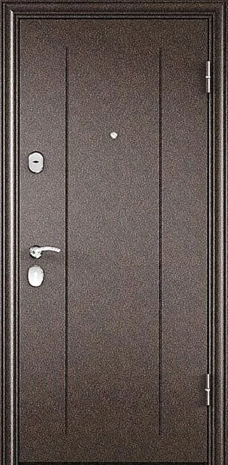 Входная дверь Sirius-5 (Порошковое напыление / МДФ Шпон)